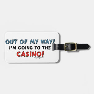 Étiquette À Bagage Hors de mon casino de manière