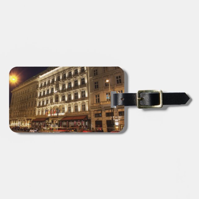 Étiquette À Bagage Hotel Sacher (Devant horizontal)