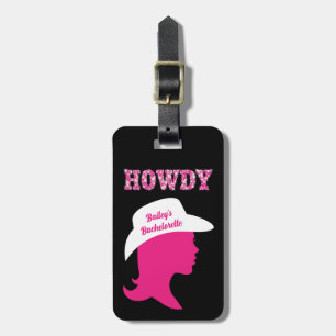 Étiquette À Bagage Howdy Nashville Bachelorette