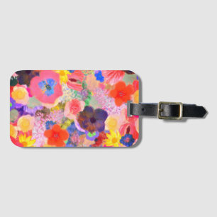 Étiquette À Bagage Huiles de fleurs