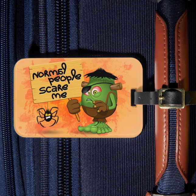 Étiquette À Bagage Humorous Frankenstein (Insitu Rectoal 4)