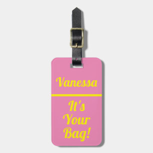 Étiquette À Bagage Humour Cute Funny bagage tag pour les voyageurs
