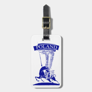 Étiquette À Bagage Hussar à ailes polonaises vintages