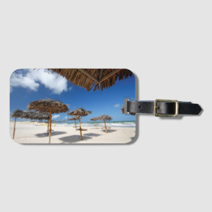 Étiquette À Bagage Huttes  Brazil de plage