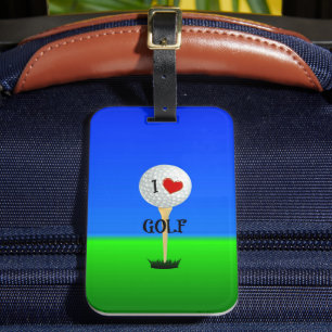 Étiquette À Bagage I Love Golf