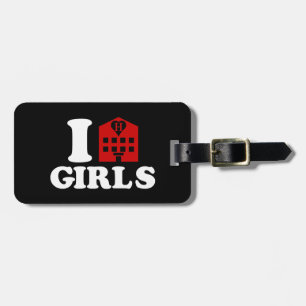 Étiquette À Bagage I Love Hotel Girls