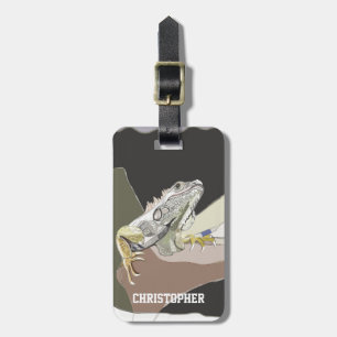 Étiquette À Bagage Iguana