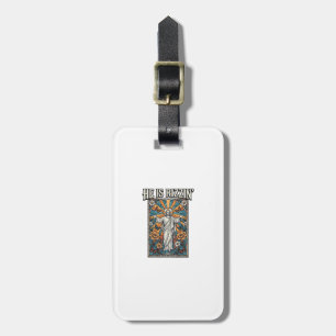 Étiquette À Bagage Il Est Rizzin Vintage Pâques Vitrail T-Shirt De