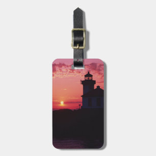 Étiquette À Bagage Île San Juan, phare de Lime Kiln