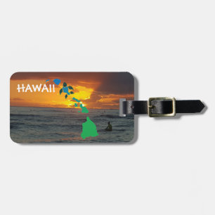 Étiquette À Bagage Îles d'Hawaï