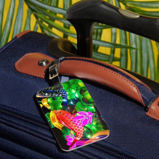 Étiquette À Bagage Illuminated Koi (Insitu Rectoal 1)