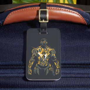 Étiquette À Bagage Illustration Black Lightning