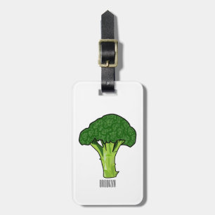 Étiquette À Bagage Illustration de Broccoli