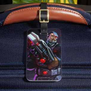 Étiquette À Bagage Illustration de Cyborg en crise infinie