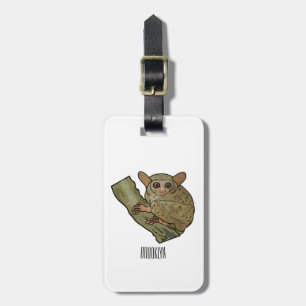 Étiquette À Bagage Illustration de Tarsier