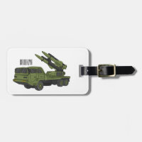 Illustration d'un camion de missiles militaires