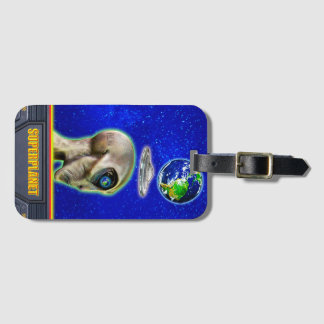 Étiquette À Bagage ILS SONT DÉJÀ ICI - SUPERPLANET design collection