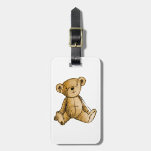 Étiquette À Bagage Image de l'ours en peluche pour bagage-Tag-bracele