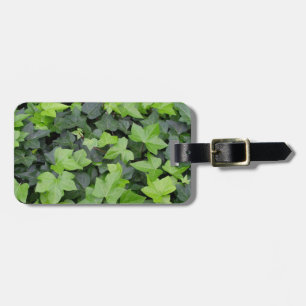 Étiquette À Bagage Impression botanique verte Ivy