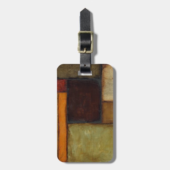 Étiquette À Bagage Impressionniste d'automne par Jennifer Goldberger (Devant Vertical)