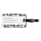 Imprimer les damas monogrammes rose et gris