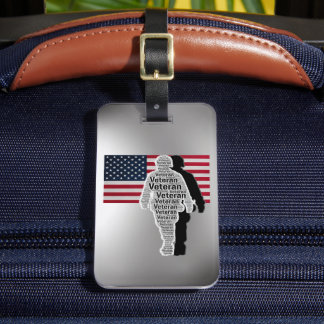 Étiquette À Bagage In Memory of Veterans Luggage Tag