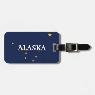 Étiquette À Bagage Indicateur d'état de l'Alaska - étiquette de bagag