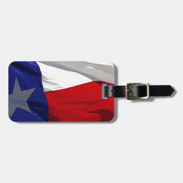 Étiquette À Bagage Indicateur d'état du Texas (Devant horizontal)