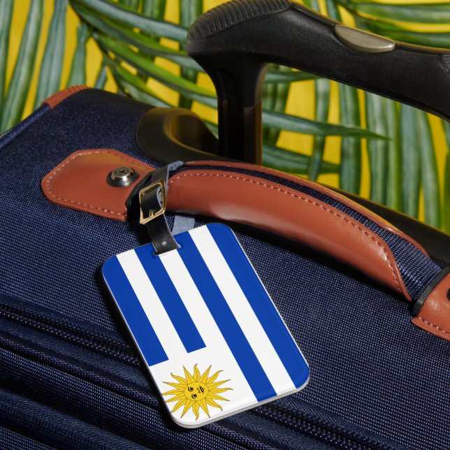 Étiquette À Bagage Indicateur Uruguay (Insitu Rectoal 1)