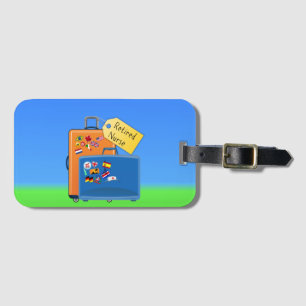 Étiquette À Bagage Infirmière retraitée, emballée et prête à partir