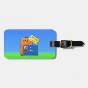 Étiquette À Bagage Infirmière retraitée, emballée et prête à partir