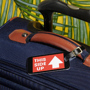 Étiquette À Bagage Inscription latérale
