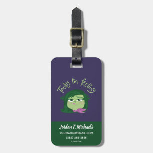 Étiquette À Bagage Inside Out 2 Aujourd'hui Je Ressens du Dégoût Grap