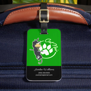 Étiquette À Bagage Insigne Cat Noir
