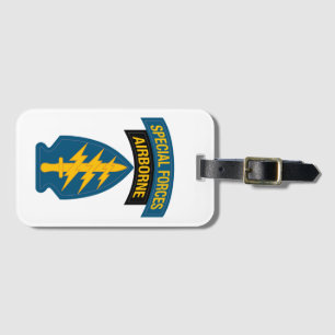 Étiquette À Bagage Insigne des forces spéciales - Onglet aéroporté