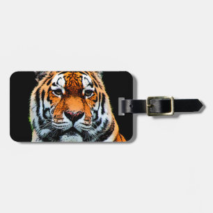 Étiquette À Bagage Inspiration des yeux de tigre