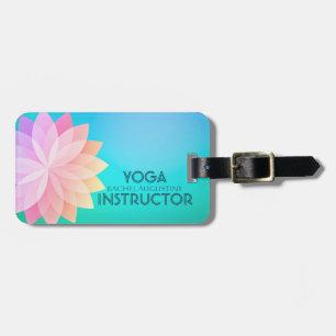 Étiquette À Bagage Instructeur de méditation YOGA Studio Mandala colo