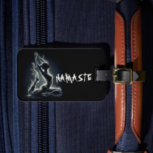 Étiquette À Bagage Instructeur de Yoga Reiki Pose King Pigeon à une j