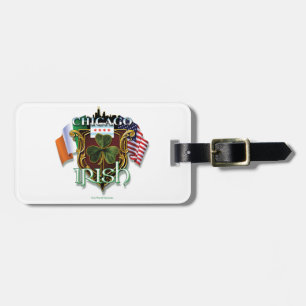 Étiquette À Bagage Irlandais de Chicago