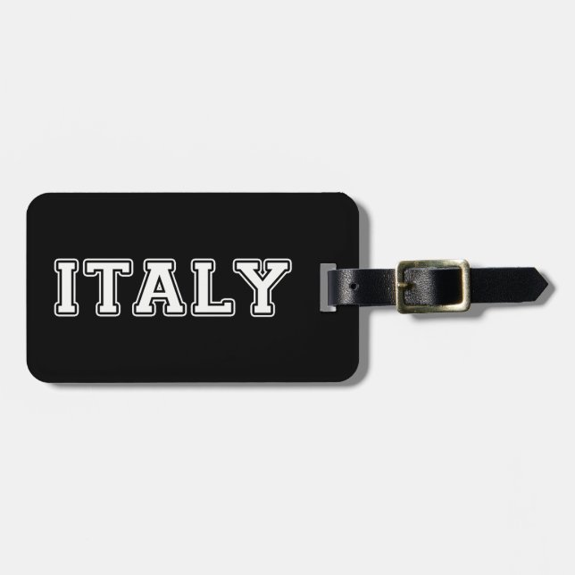 Étiquette À Bagage Italie (Devant horizontal)