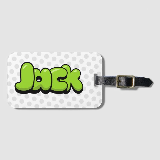 Étiquette À Bagage Jack (Devant Horizontal)