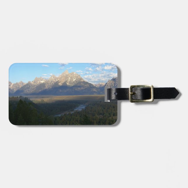 Étiquette À Bagage Jackson Hole Mountains (Grand Teton National Park) (Devant horizontal)
