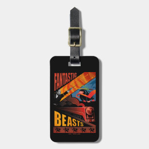 Étiquette À Bagage Jacob Kowalski Fantastic Beasts Poster vintage