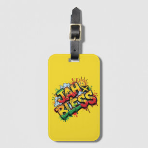 Étiquette À Bagage Jah Bless Reggae