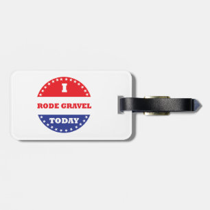 Étiquette À Bagage J'Ai Fait Du Gravel Aujourd'Hui