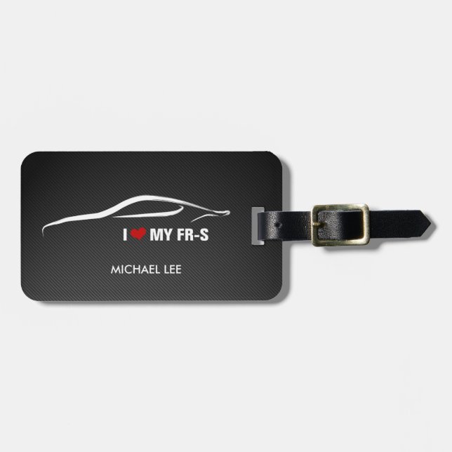 Étiquette À Bagage J'aime mon FR-S (Devant horizontal)