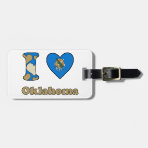 Étiquette À Bagage J'aime Oklahoma