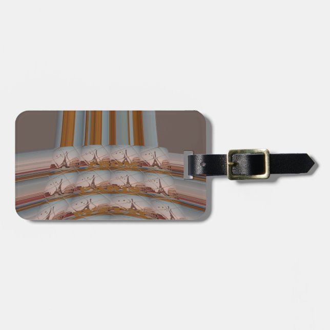 Étiquette À Bagage J'aime Paris (Devant horizontal)