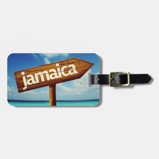 Étiquette À Bagage Jamaïque (Devant horizontal)