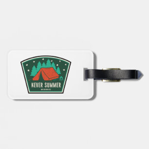Étiquette À Bagage Jamais été sauvage Colorado Camping